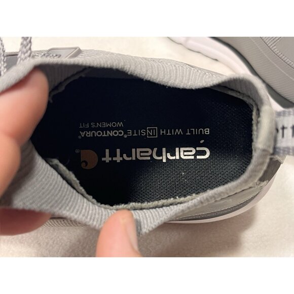 Carhartt Women’s Work Sneakers Gray Knit Comfort Shoes Size 9 - Picture 9 of 12